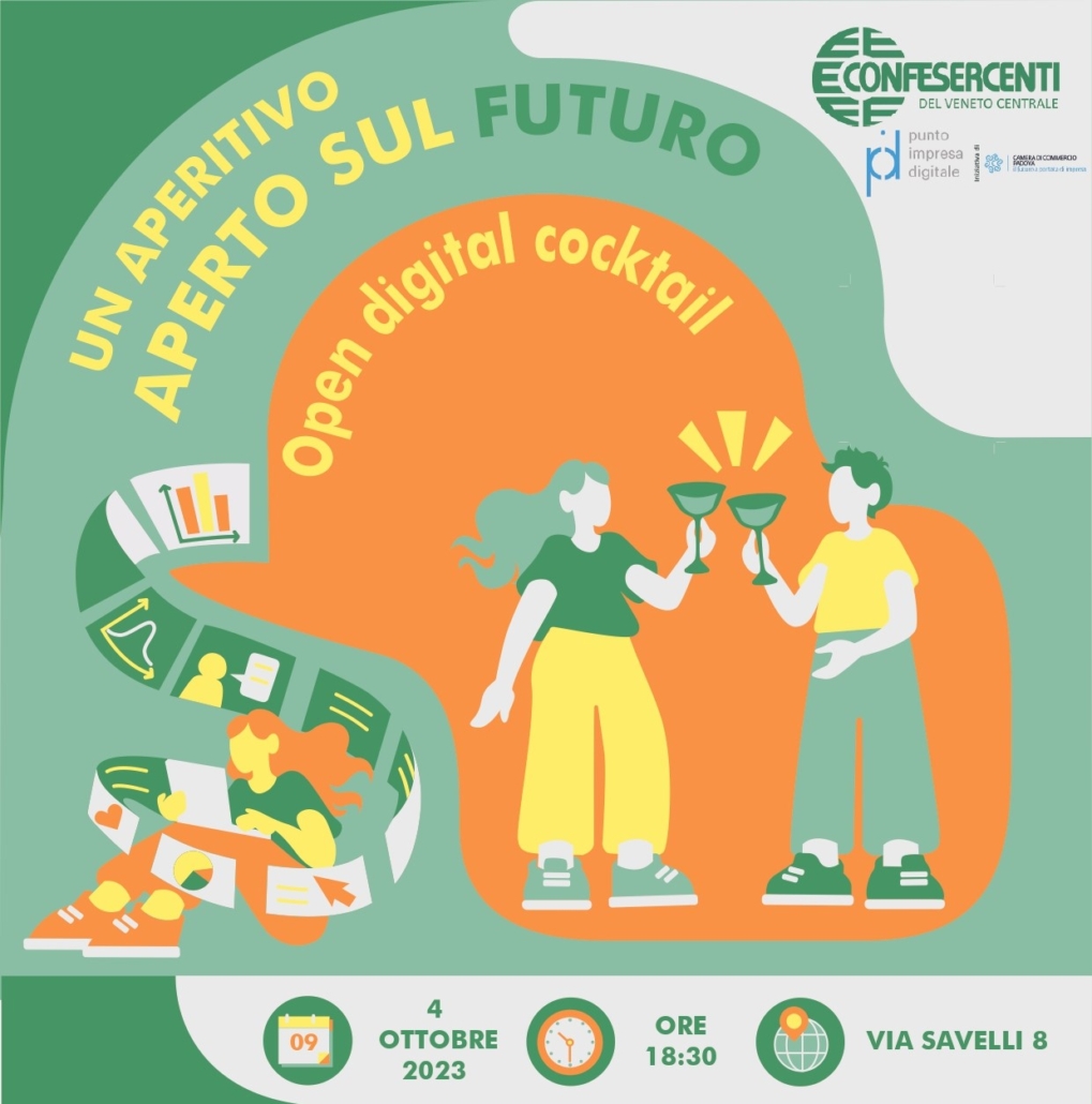 Confesercenti Veneto Centrale: Open Digital Cocktail – Un aperitivo aperto sul futuro