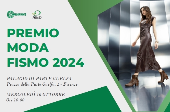 Premio Moda Fismo Confesercenti: appuntamento il 16 ottobre a Firenze